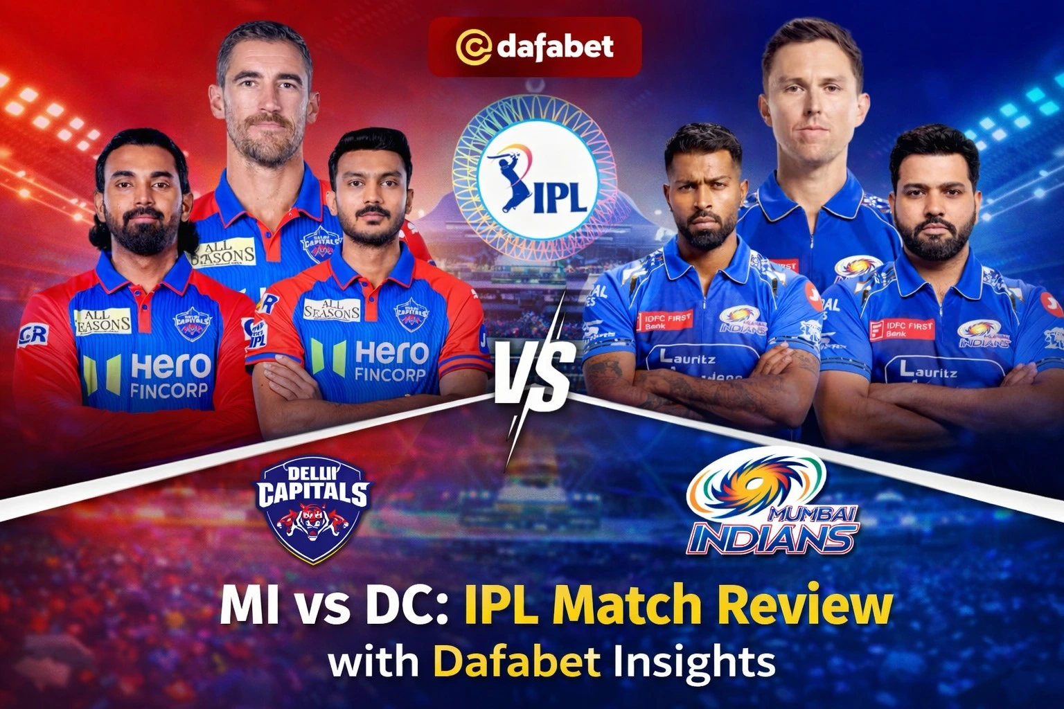 You are currently viewing MI vs DC: IPL Match Review with Dafabet Insights