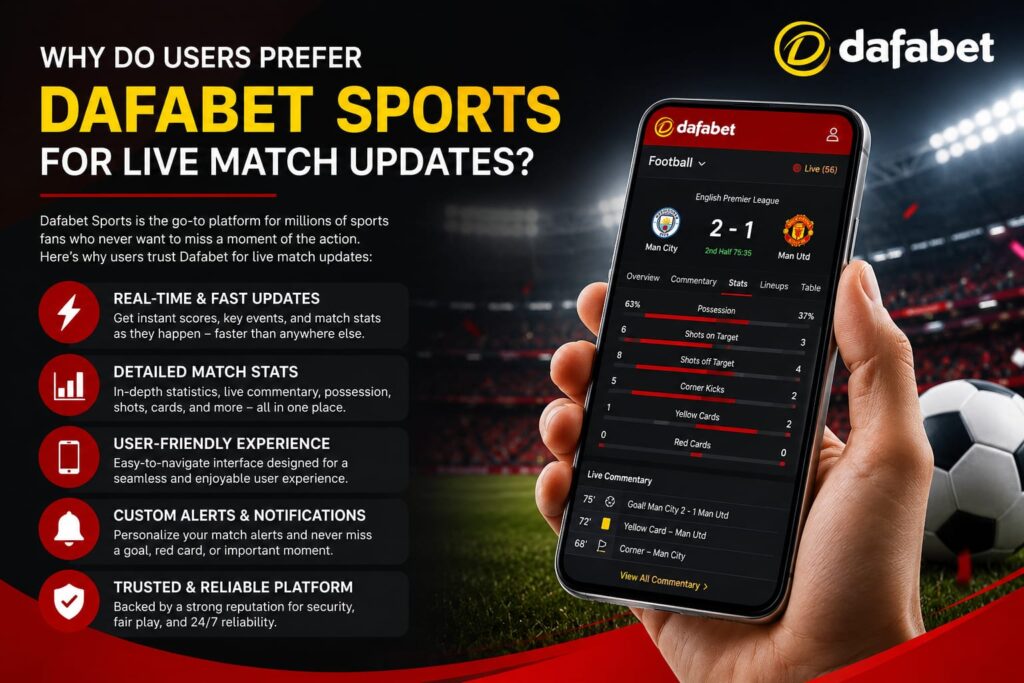 Why Do Users Prefer Dafabet Sports for Live Match Updates?