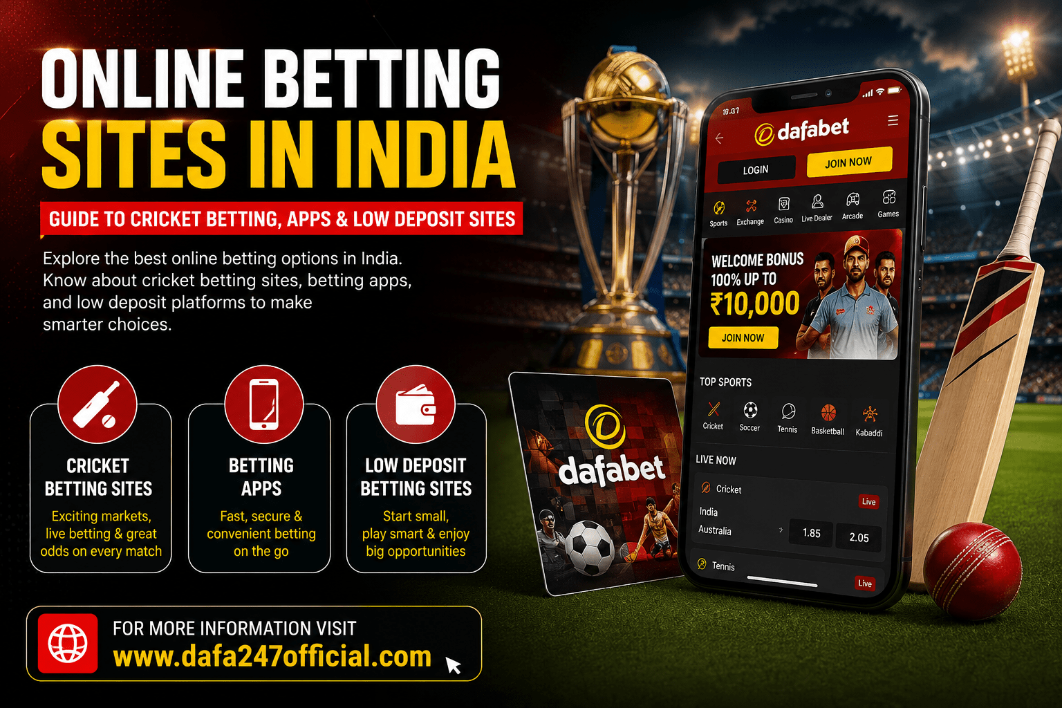 You are currently viewing Online Betting Sites in India: Understanding Dafabet and Popular Betting Options