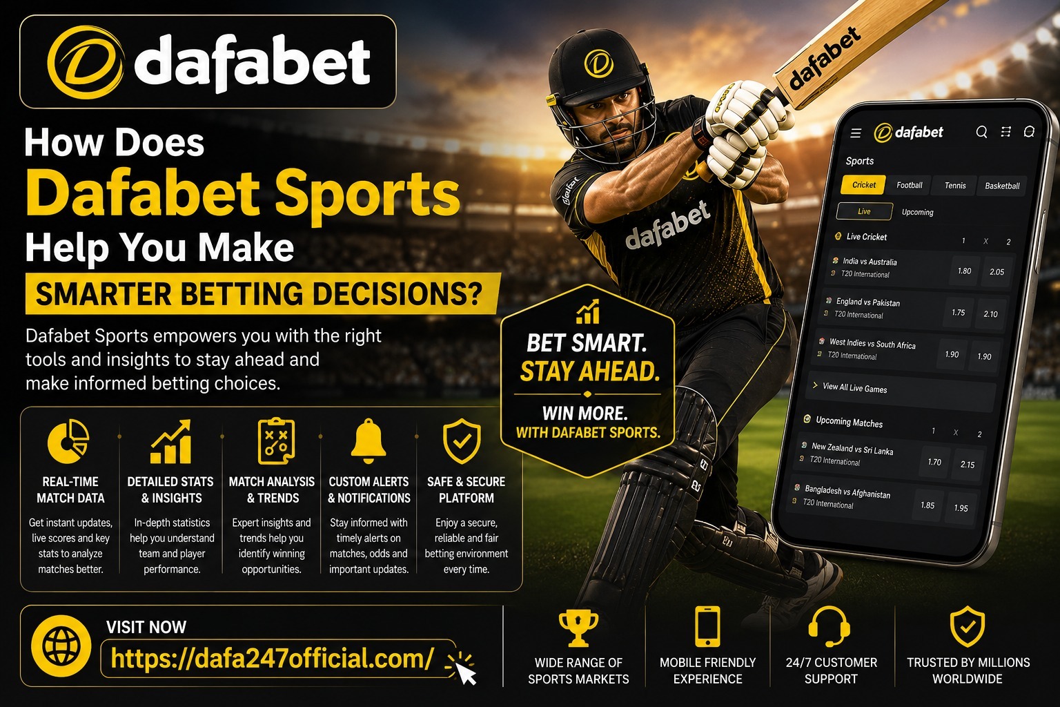 You are currently viewing How Does Dafabet Sports Help You Make Smarter Betting Decisions?